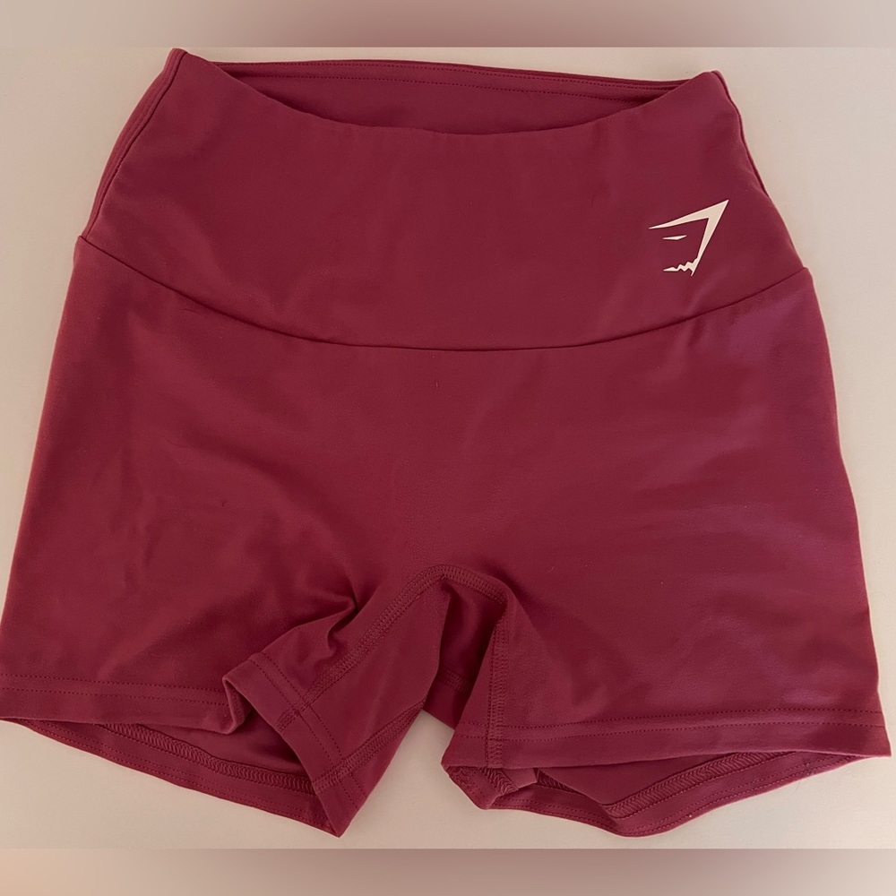 Gymshark pink bike shorts, size XS